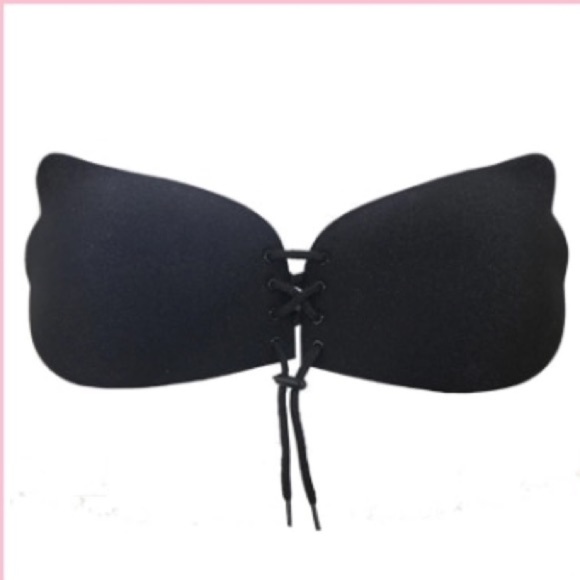 STRAPLESS Push-up Backless Bra Black C - Picture 3 of 6